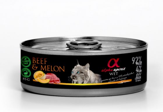 Alpha spirit outlet cat food